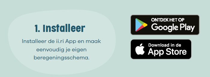 Installeer de app voor de beregeningscomputer