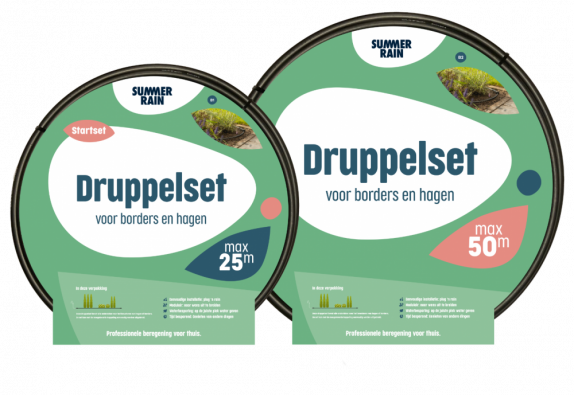 SummerRain druppelset voor borders en hagen