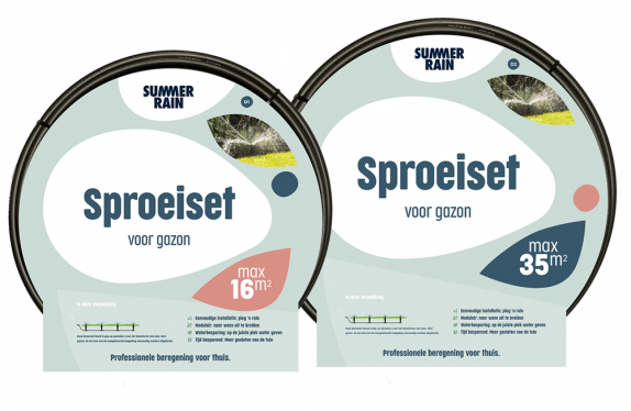 SummerRain sproeiset voor gazon