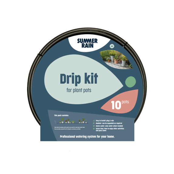 Drip kit for 10 pot plants