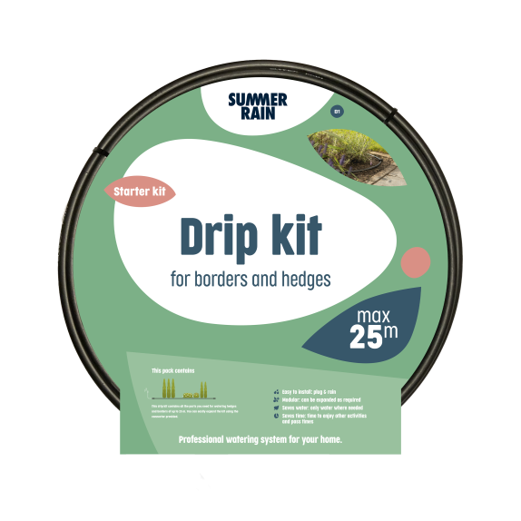 Drip kit for borders and hedges 25 metres