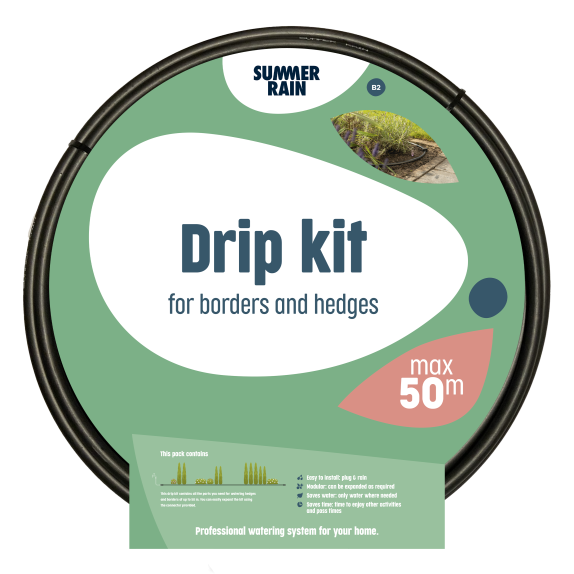 Drip kit for borders and hedges 50 metres