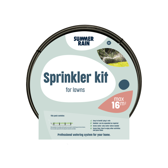 Sprinkler kit for lawns 16m²