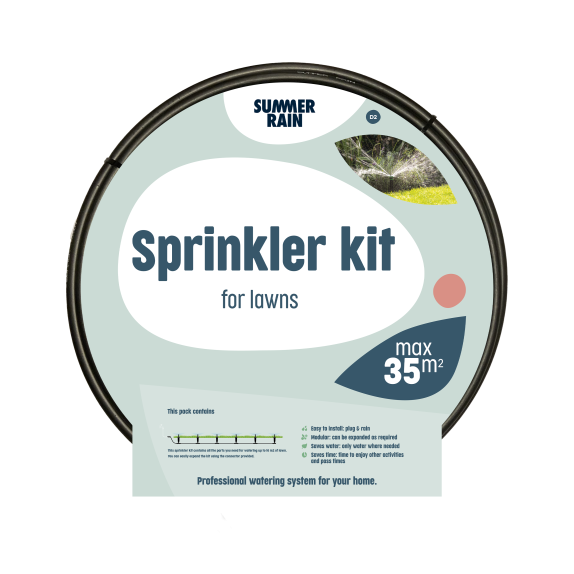 Sprinkler kit for lawns 35m²